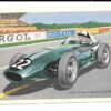 Racecar Auto Advertising Antique Postcard (Lot#A100)