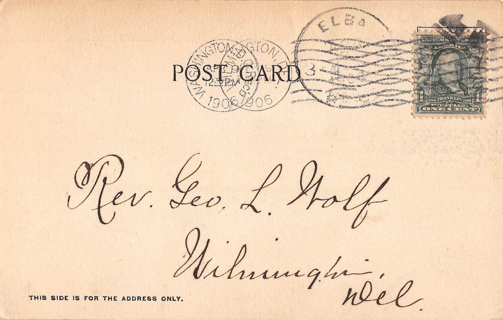 Kearny Nebraska Main Street Antique Postcard (J28546) - Image 2