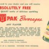 Par T Pak Beverages Coupon Advertising Antique Postcard (J32712)