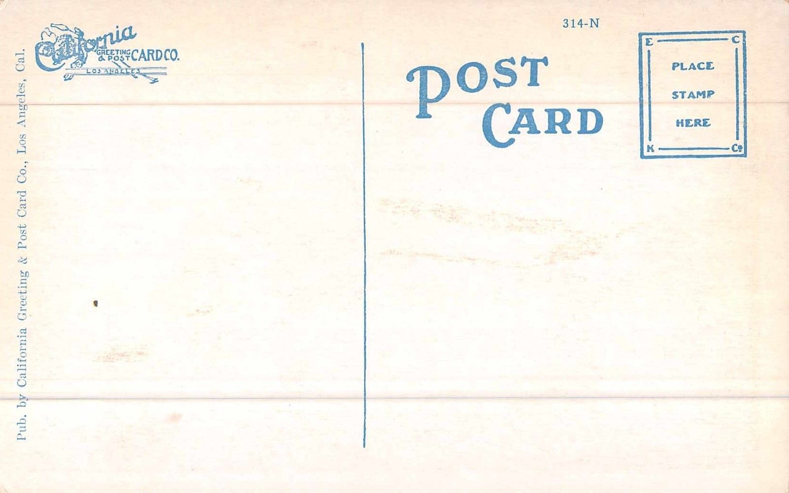 Santa Monica California First Presbyterian Church Antique Postcard (J32682) - Image 2