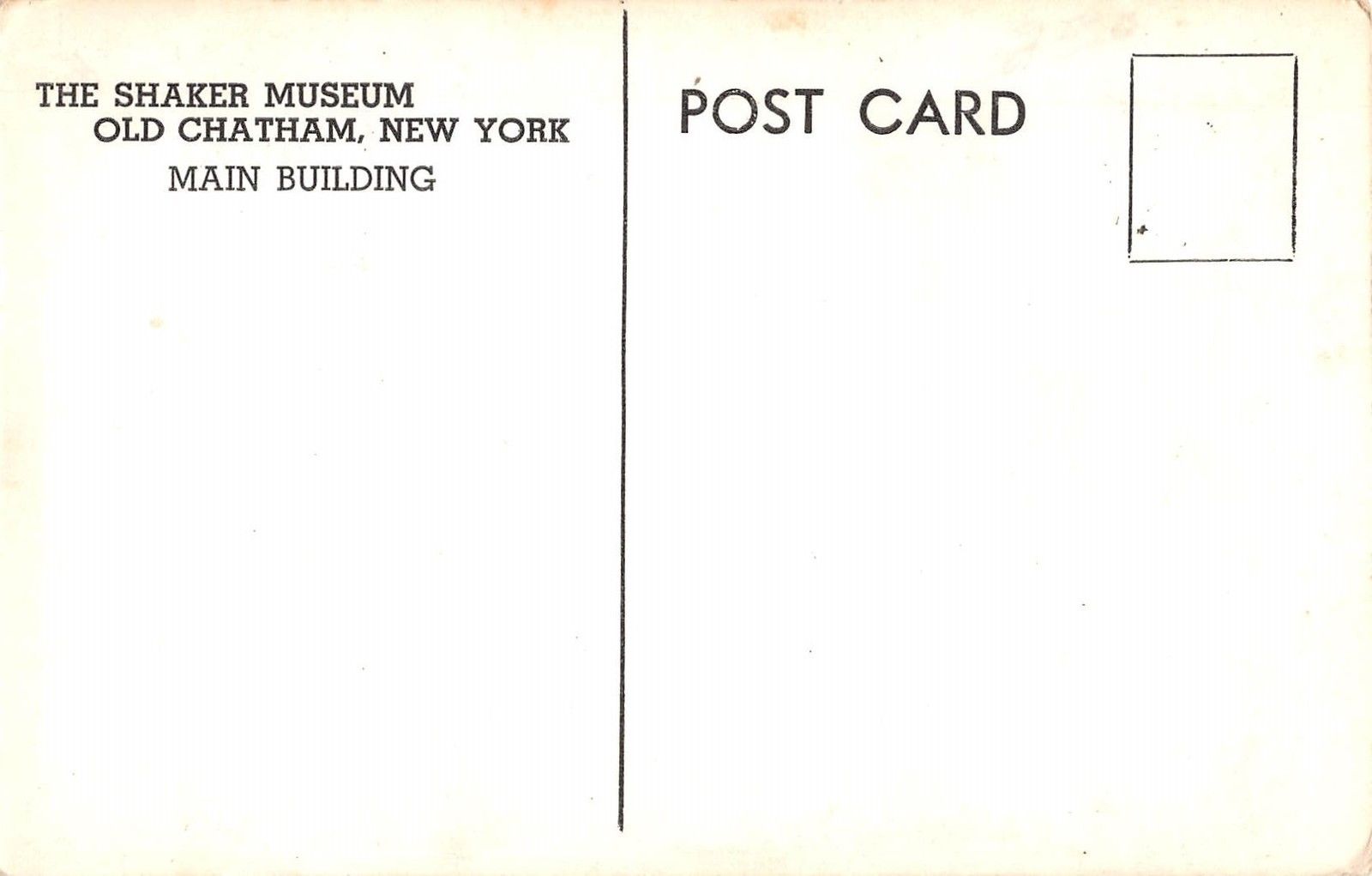 Old Chatham New York The Shaker Museum Real Photo Antique Postcard (J27887) - Image 2