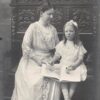 Netherlands Queen Wilhelmina Princess Juliana Real Photo Antique PC (J27378)