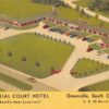 Greenville South Carolina Colonial Court House Linen Antique Postcard K23046