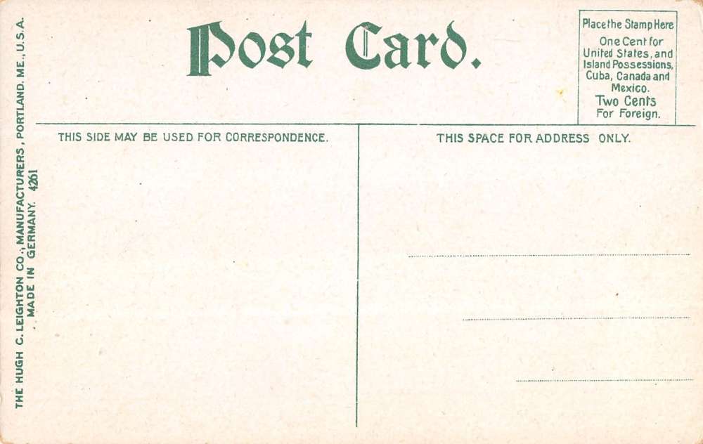 Calais Maine Convent Congregational Church Street View Antique Postcard K23994 - Image 2