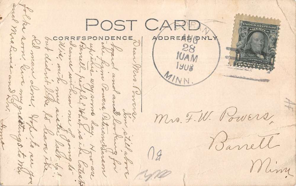 Doran Minnesota Historic Bldg Exterior Real Photo Antique Postcard K24106 - Image 2