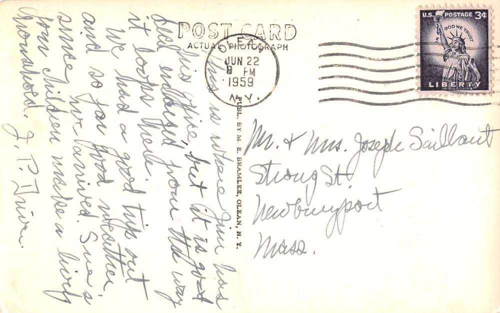 Olean New York Medical Group Building Real Photo Antique Postcard K10962 - Image 4