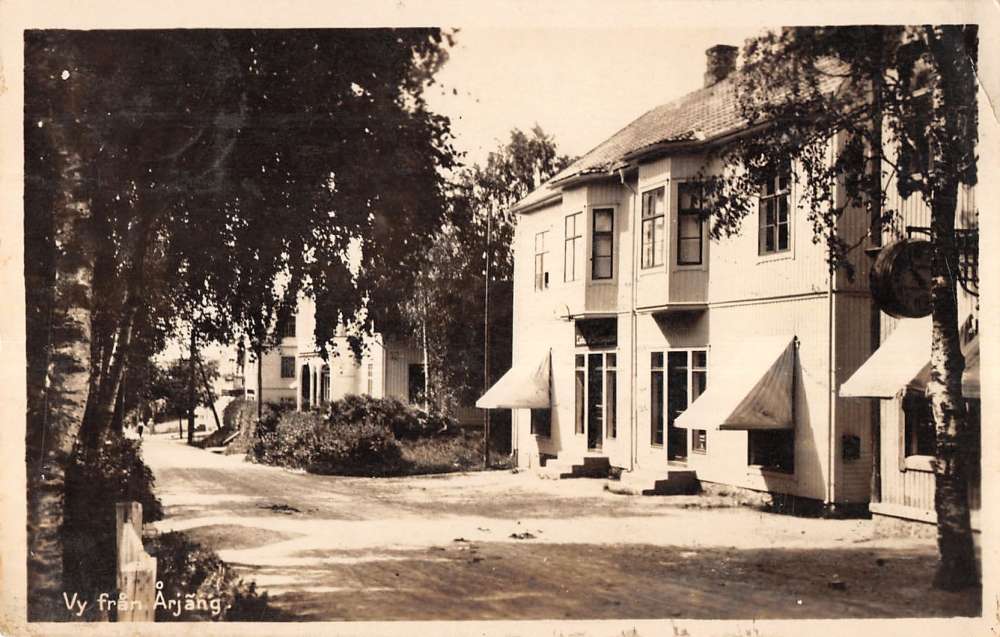 Arjang Sweden Street View Residence Real Photo Antique Postcard K10978 - Image 3