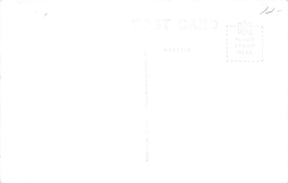 Big Rapids Michigan Lincoln School Real Photo Antique Postcard K10926 - Image 2