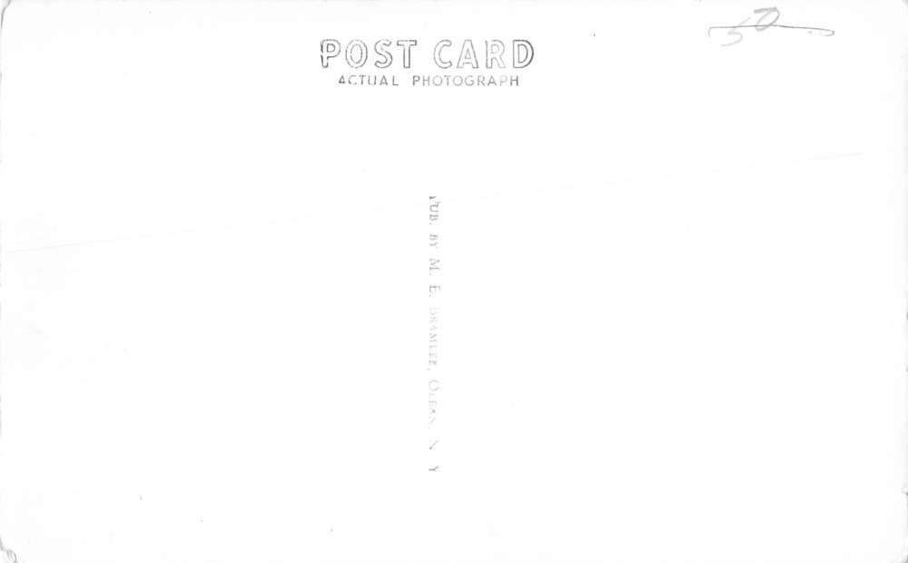 Olean New York High School Entrance Real Photo Antique Postcard K10963 - Image 2