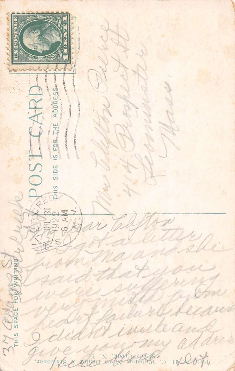 walnut creek New York Antique Postcard L260 - Image 2