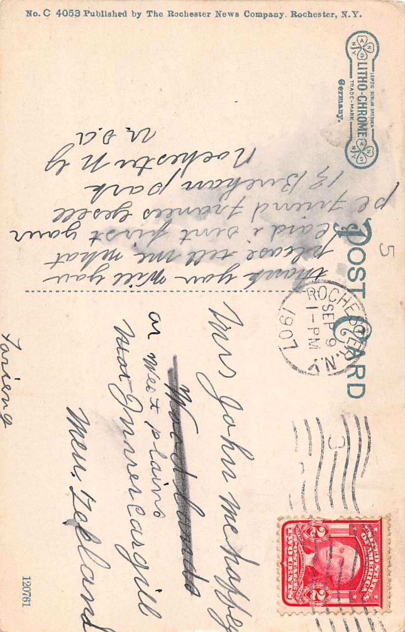 beach at summerville New York Antique Postcard L281 - Image 2