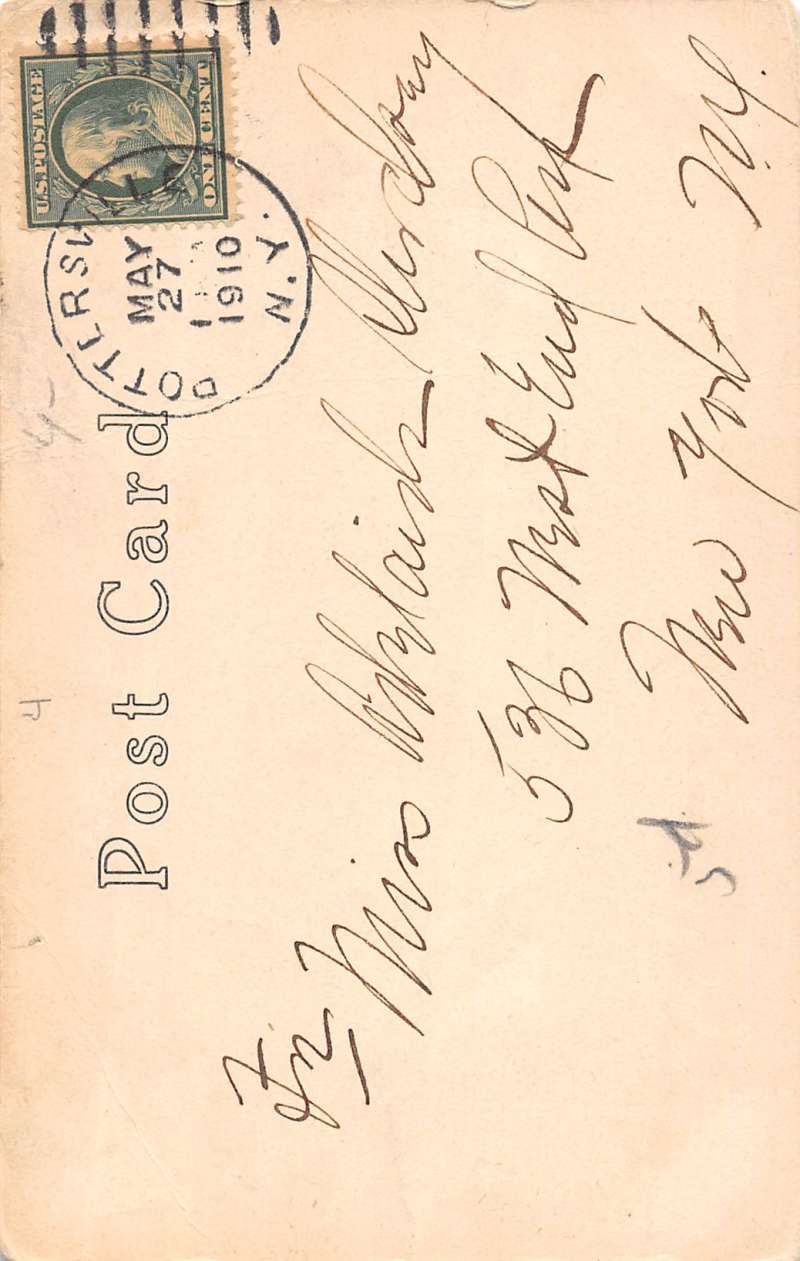 stevensville lake hotel in swan lake New York Antique Postcard L291 - Image 2