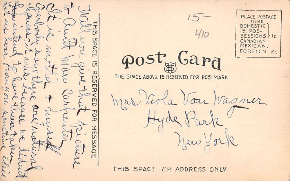 Aurora Illinois Fox Street Trolley Carriages Antique Postcard K11152 - Image 2