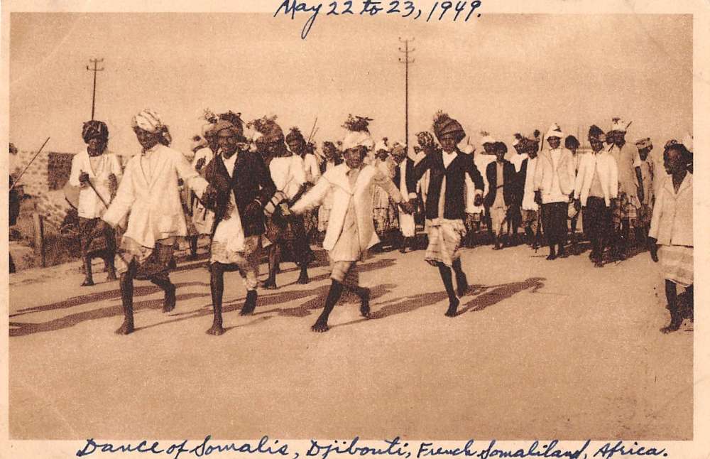 Somaliland Africa natives Dance of Somalis antique pc Y12061 - Image 7