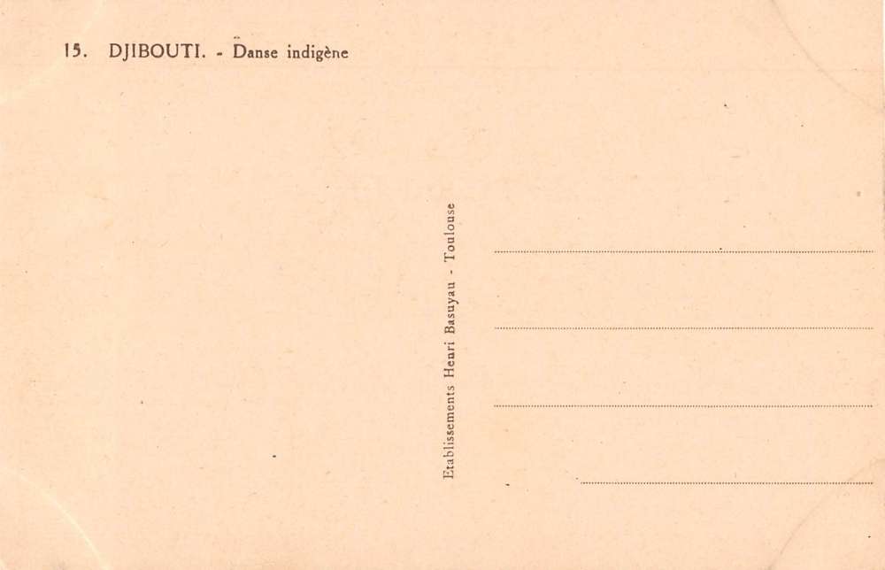 Somaliland Africa natives Dance of Somalis antique pc Y12061 - Image 8