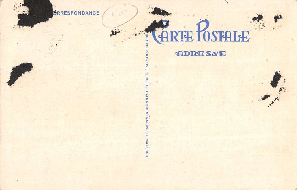 Noumea New Caledonia France Rue Anatole Street Scene Antique Postcard K9849 - Image 2