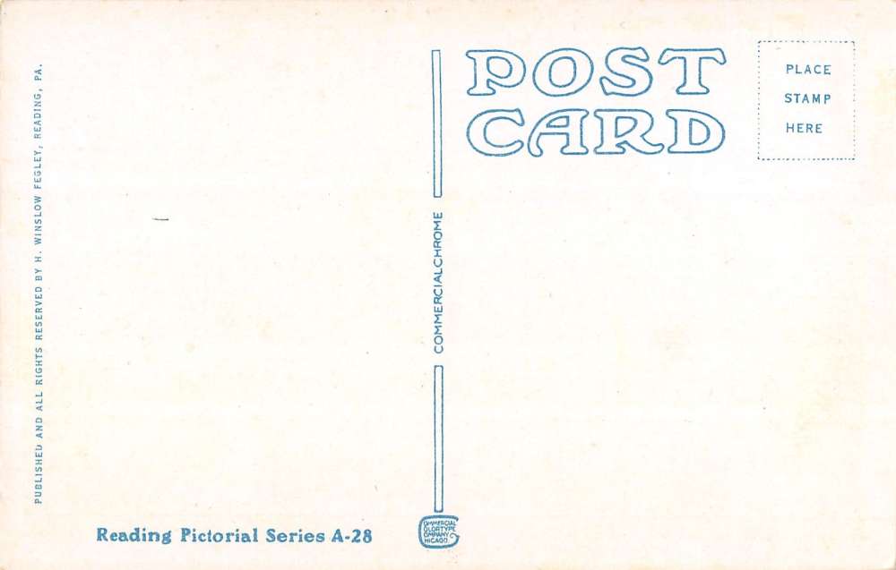 Reading Pennsylvania Albright College Admin Building Antique Postcard K15238 - Image 2