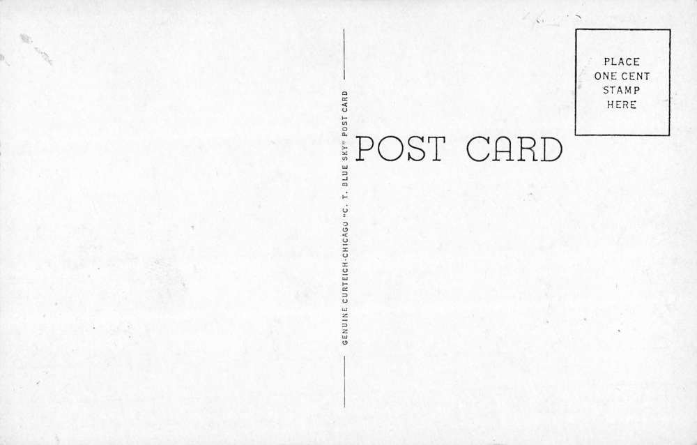 Granite City Illinois Post Office Street View Antique Postcard K16989 - Image 2