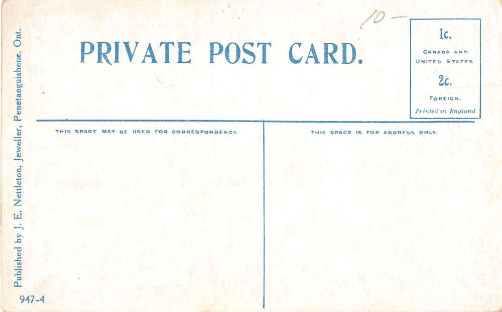 Penetanguishene Ontario Canada Jesuit Memorial Church Antique Postcard K17047 - Image 2