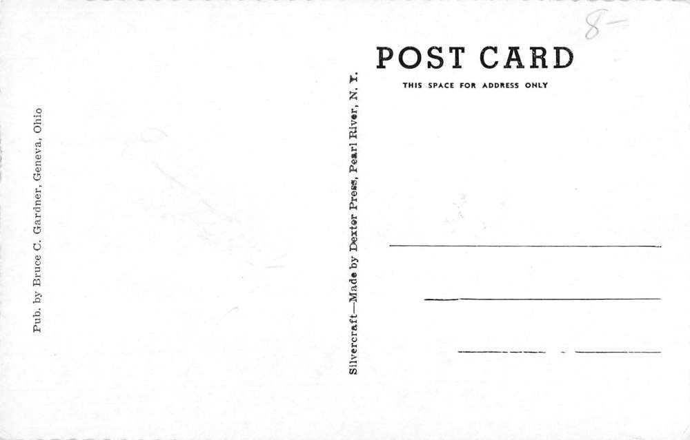 Ashtabula Ohio Business District Aerial Photo Antique Postcard K17757 - Image 2