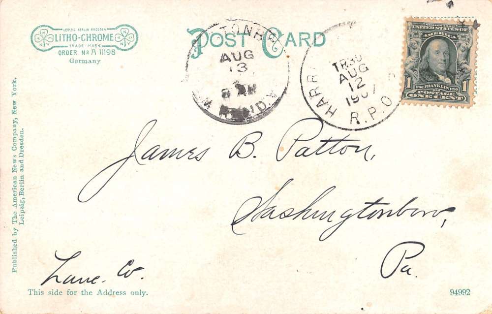 Lockport Shore Pennsylvania Lock Haven Scenic View Antique Postcard K17947 - Image 2