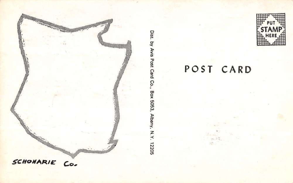 Richmondville New York Multiview Post Office Antique Postcard K18157 - Image 2