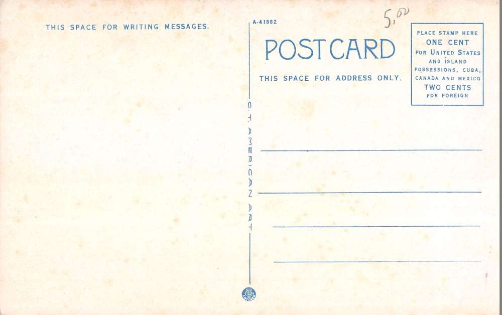 High Point North Carolina Friends Church Exterior Antique Postcard K18243 - Image 2