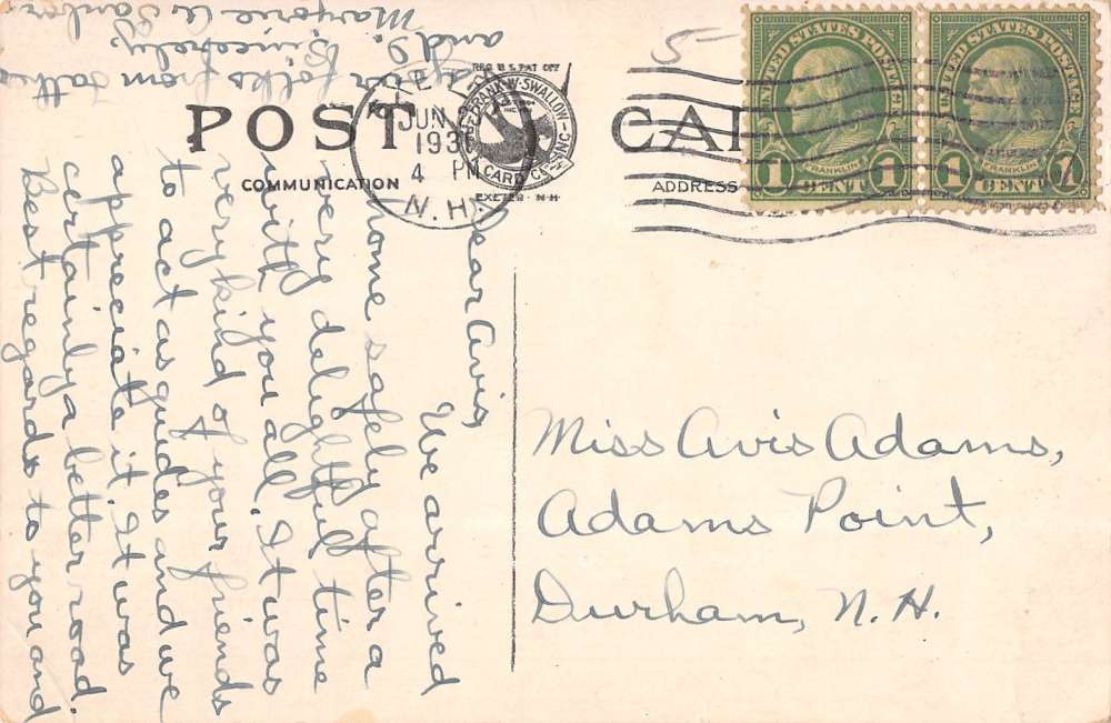 Epping New Hampshire Watson Acaqdemy Exterior View Antique Postcard K18407 - Image 2