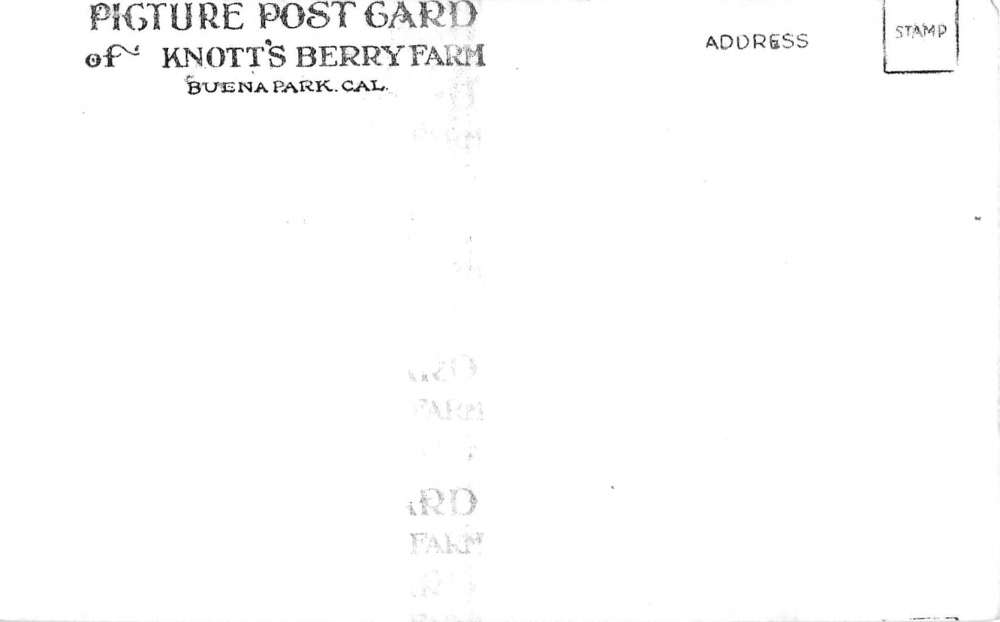 Buena Park California ghost town Knotts Berry Farm real photo pc Y12243 - Image 2