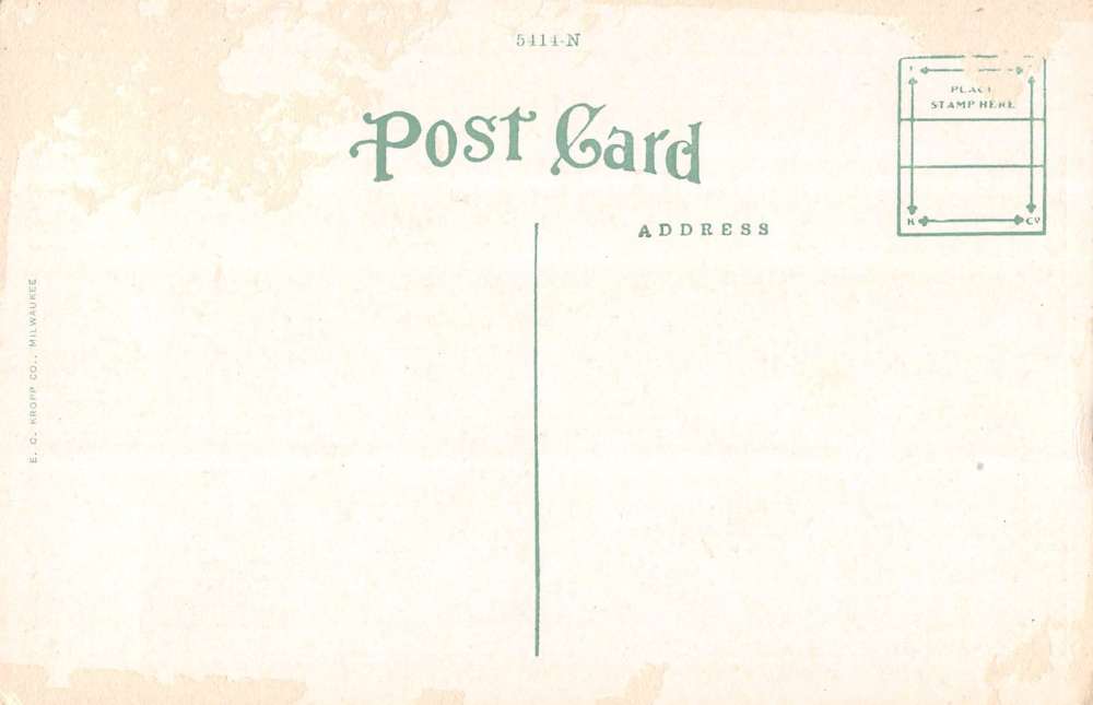 Great Lakes Illinois Naval Training Birdseye View Camp Antique Postcard K18681 - Image 2