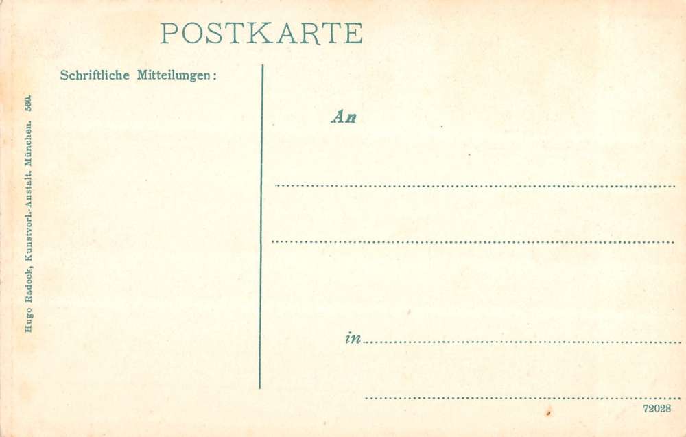 Garmisch Germany Birdseye View Of City Mts Antique Postcard K19125 - Image 2