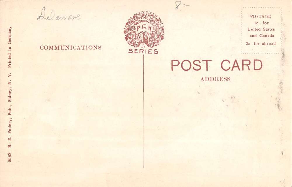 Masonville New York Main Street Scene Residential Antique Postcard K19501 - Image 2