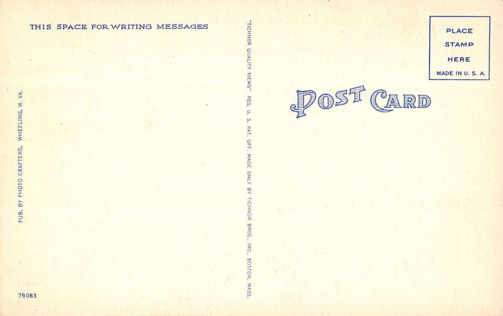 St Calirsville Ohio Transmitter Plant Linen Antique Postcard K19594 - Image 2