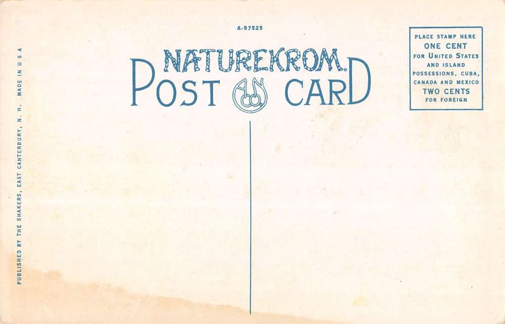 Canterbury New Hampshire Shakers Village Street View Antique Postcard K32617 - Image 2