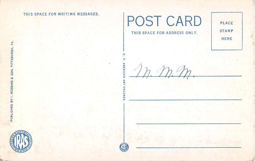 Tarentum Pennsylvania Grandview School Antique Postcard J50387 - Image 2