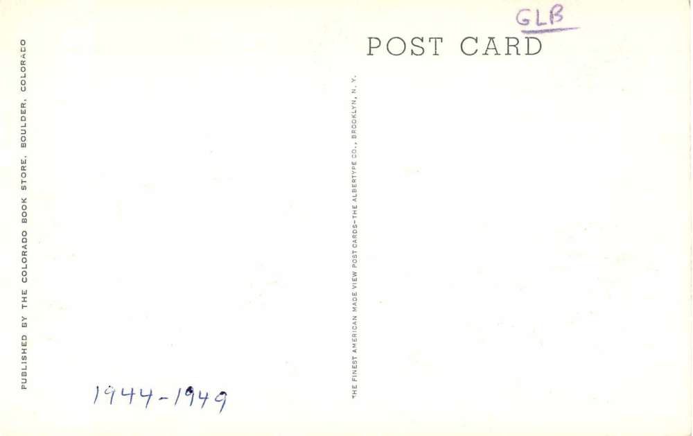 Boulder Colorado University Memorial Building Antique Postcard J51316 - Image 2