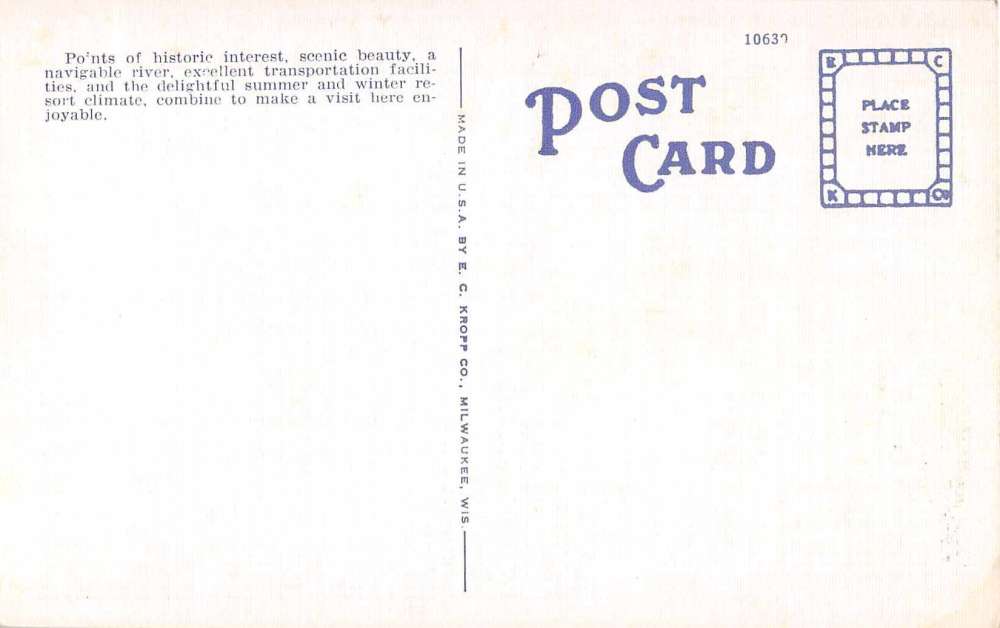 Washington North Carolina Post Office Antique Postcard J51606 - Image 2