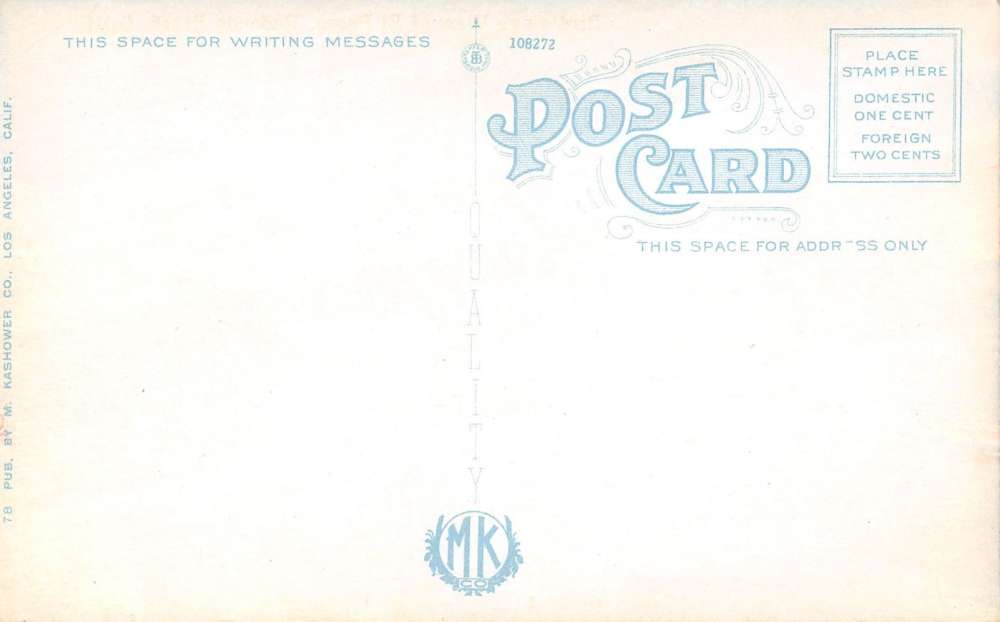 Redondo Beach California Birdseye View El Paseo Antique Postcard K35487 - Image 2