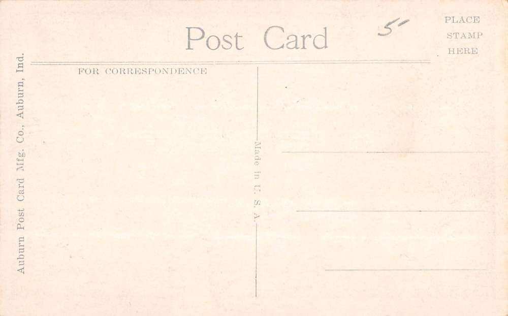 Brooklyn Michigan High School Street View Antique Postcard K35911 - Image 2