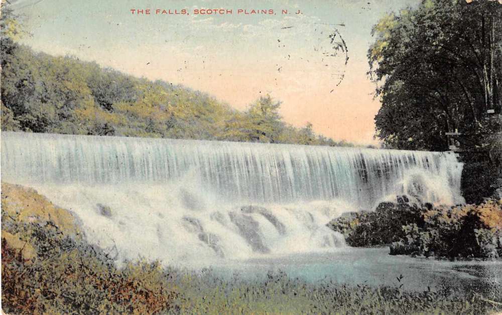 Scotch Plains New Jersey The Falls Antique Postcard J53320 - Mary L ...