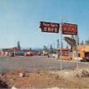 Cascade Mts Oregon Peter Dons Cafe and Sporting Goods Vintage Postcard J54930