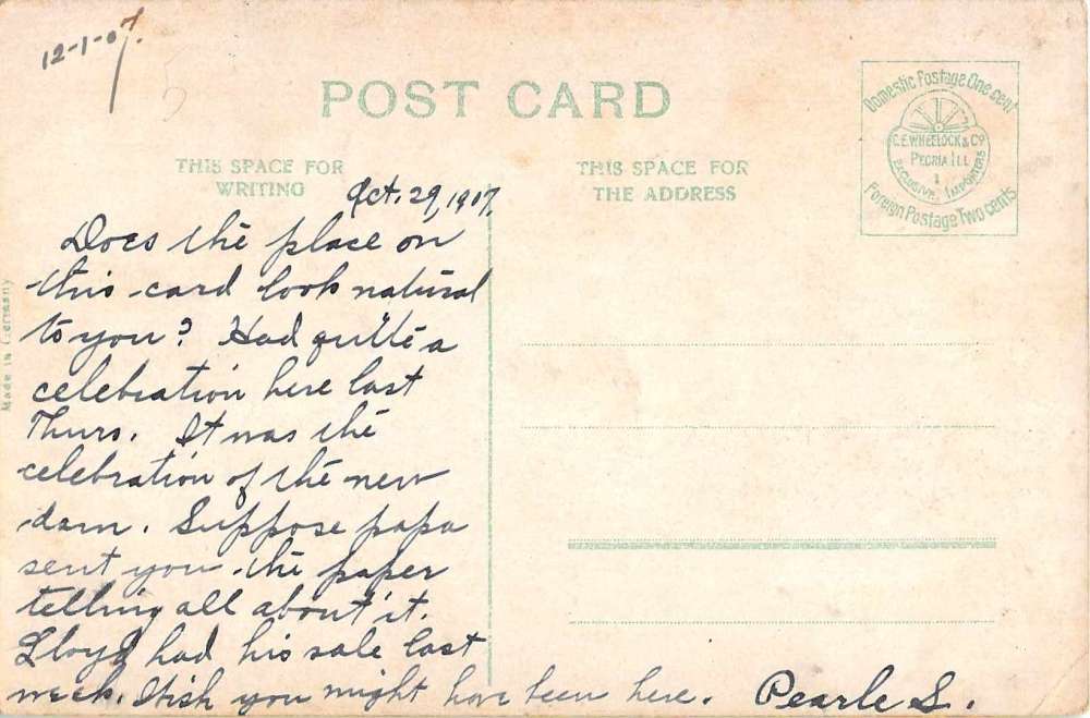 Sterling Illinois West Third Street Looking East Antique Postcard J55122 - Image 2