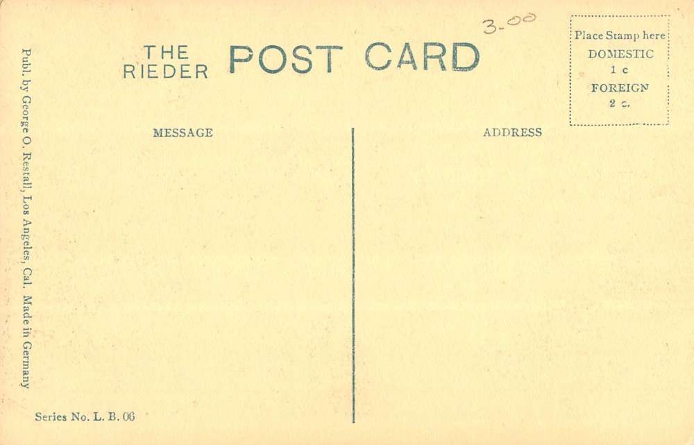 Long Beach California Hotel Virginia Dining Room Antique Postcard K38406 - Image 2