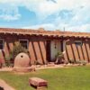 Philmont Scout Ranch New Mexico Plaza de Kit Carson Boy Scouts Postcard J55407