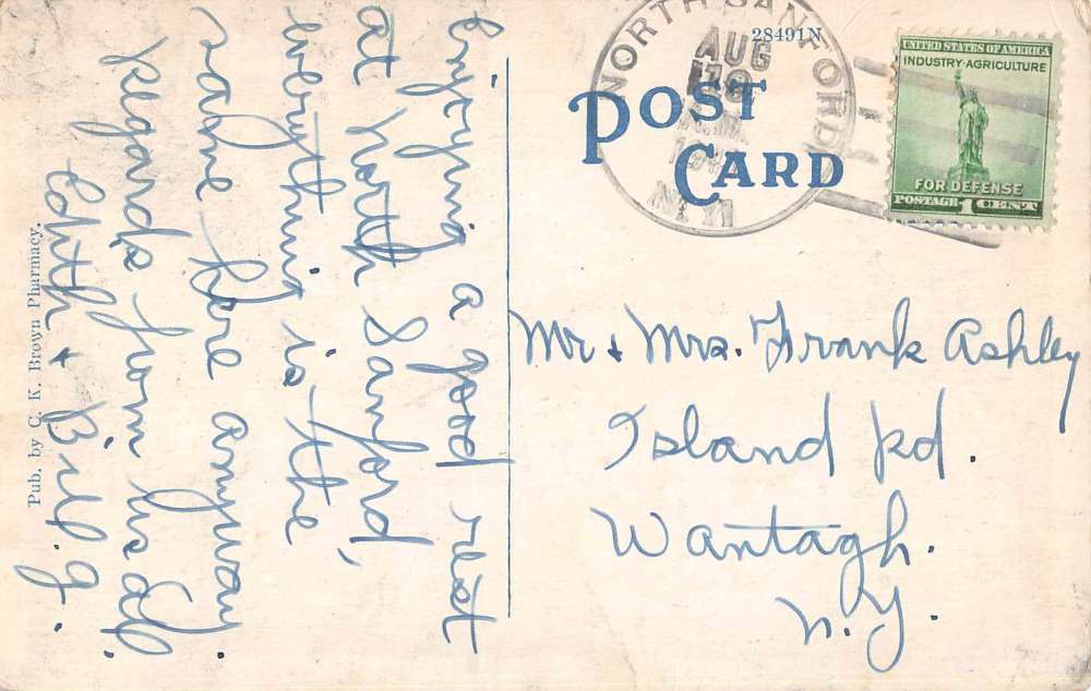 Deposit New York Deposit High School Antique Postcard J56024 Mary L