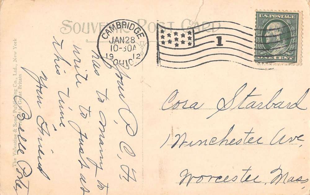 Cambridge Ohio Methodist Protestant Church Antique Postcard K41292 - Image 2