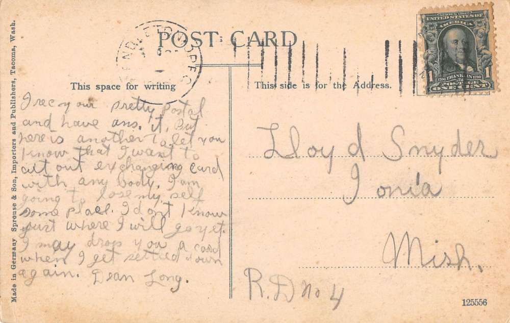 Pendleton Oregon ME Church Street View Antique Postcard K42927 - Image 2