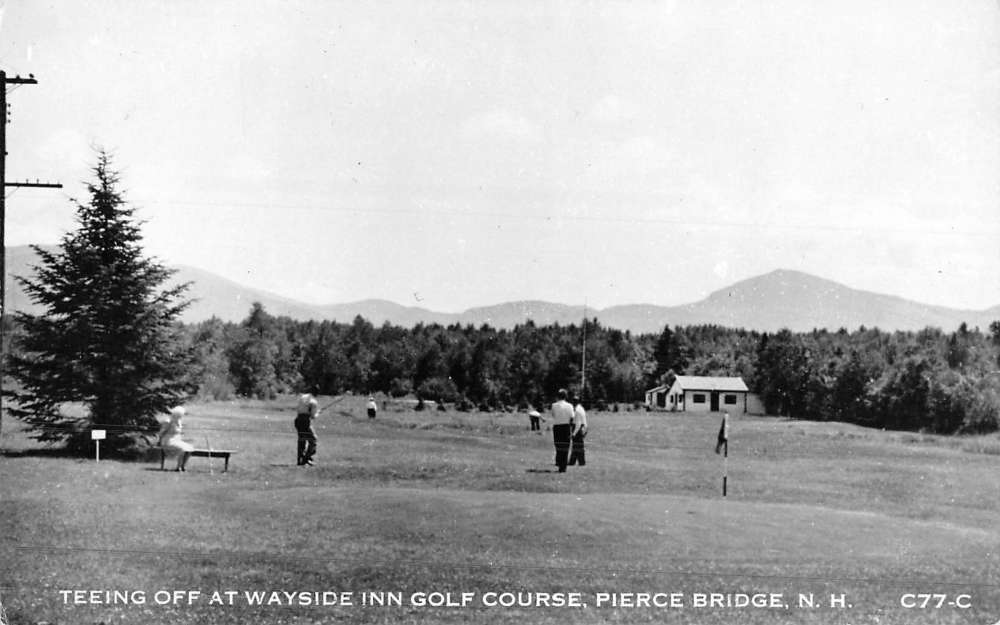 Pierce Bridge New Hampshire Wayside Inn Real Photo Antique Postcard ...