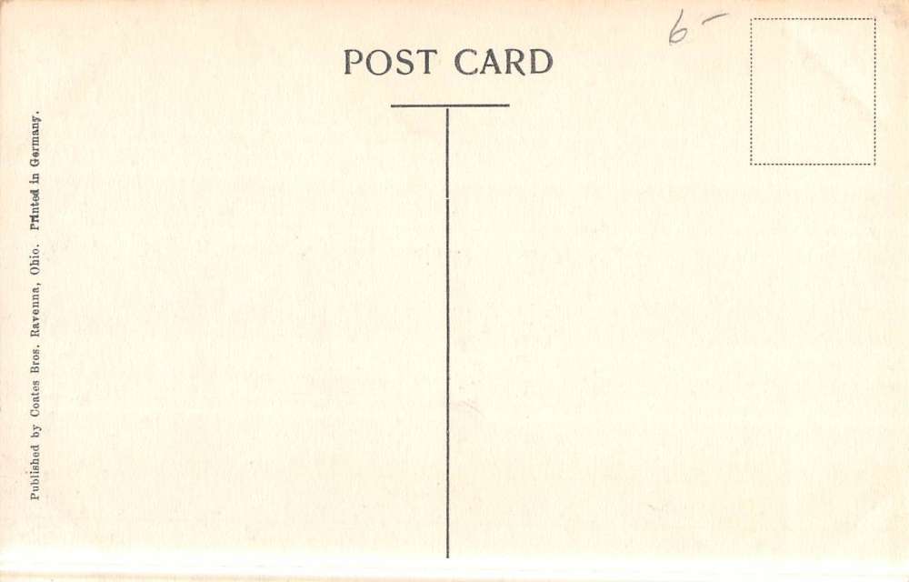 Ravenna Ohio High School Street View Antique Postcard K45660 - Image 2