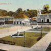 Aguadilla Puerto Rico Plaza Birdseye View Antique Postcard K46597